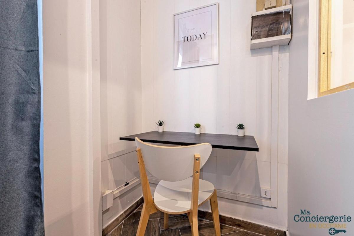 Grand Studio Avec Espace De Travail Toulouse Luaran gambar